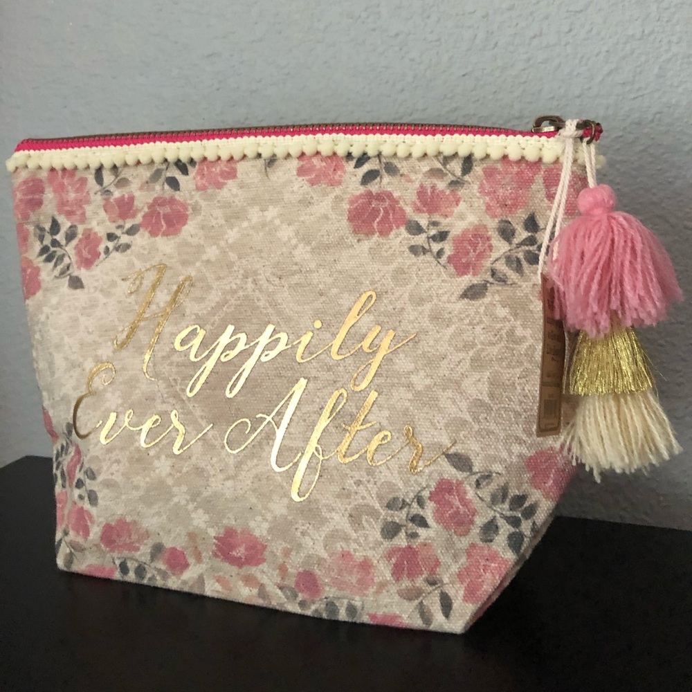 NWT Happily Ever After Cosmetic Bag Case Pouch